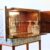 Barschrank schwarz-weiß – Swedish Modern, um 1940