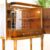 Barschrank schwarz-weiß mit Mahagoni – Swedish Modern, 1940er