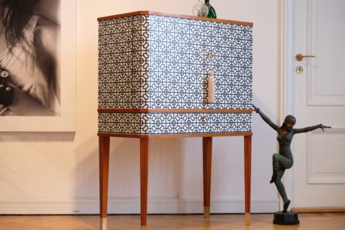 skap-636.6 Barskåp Swedish Modern ca 1960