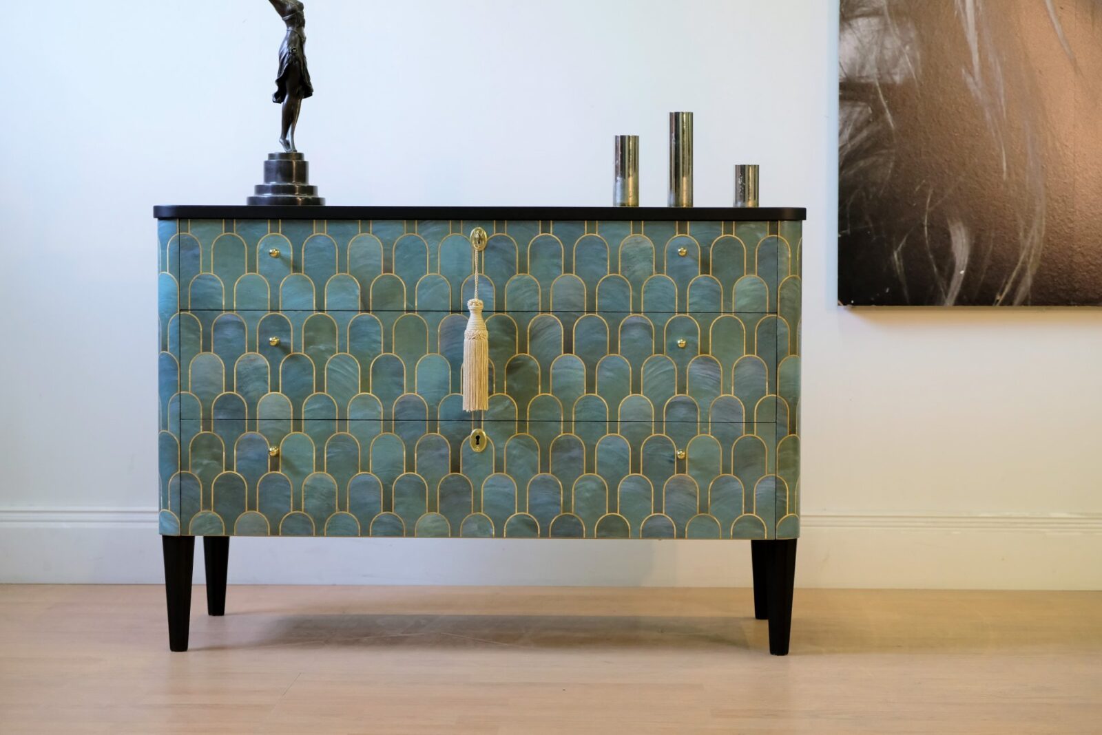 byra-101.1_f SÅLT - BYRÅ CA 1930 ART DECO STIL - LIKNANDE KAN BESTÄLLAS